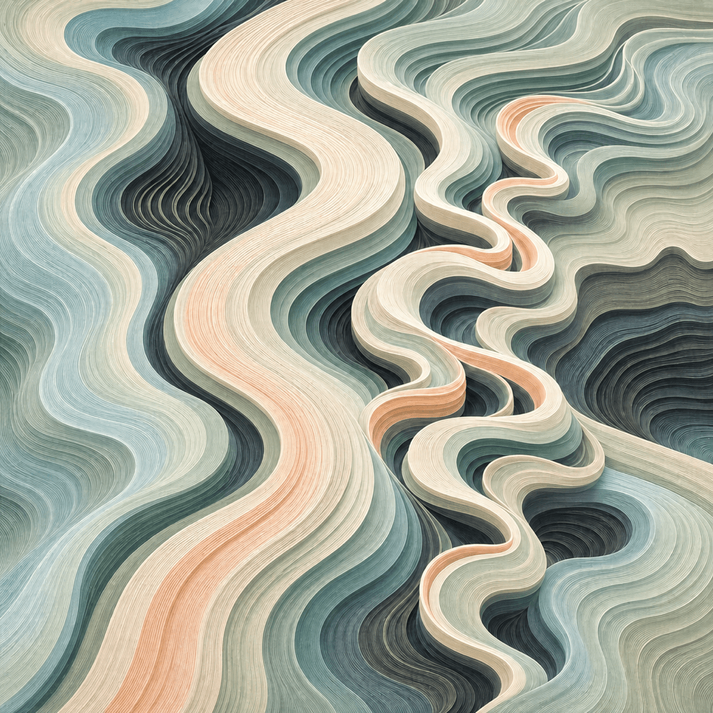 A long token stream splitting into full-length and bounded rolling cache paths